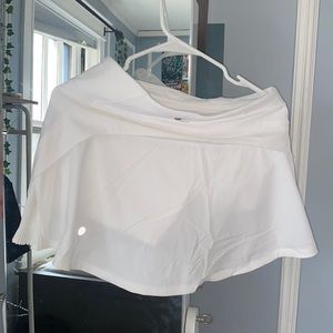 White Lululemon skirt